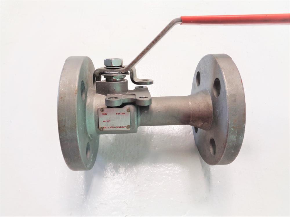 Watts 1"-300# CF8M Flanged Ball Valve FA-791